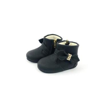 Imagem de Botinha de bebe infantil menina sapatinho criança recem nascido confor