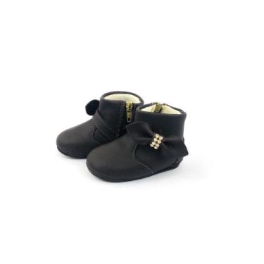 Imagem de Botinha de bebe infantil menina sapatinho criança recem nascido confor