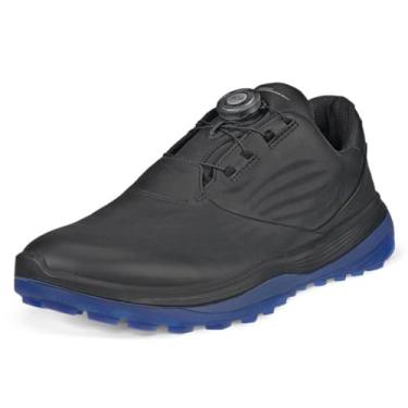 Imagem de ECCO Tênis de golfe masculino Lt1 Boa Hybrid impermeável, Preto, 11-11.5