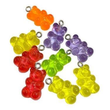 Imagem de Kit com 20 Pingentes diversos modelos Para Fazer Pulseira Colar Brinco