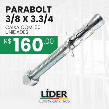 Imagem de Parafuso Parabolt 3/8 x 3.3/4 - caixa com 50 unidades. - walsywa