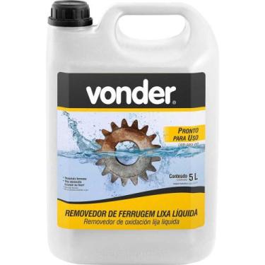 Imagem de Removedor de ferrugem lixa líquida, 5 litros, VONDER