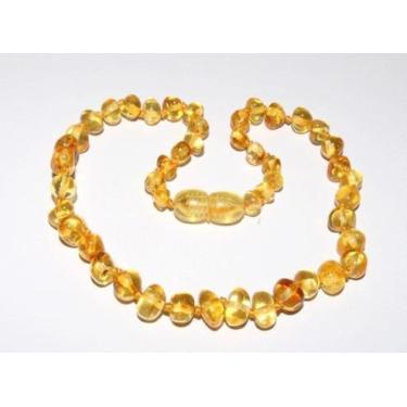 Imagem de Colar de âmbar bebê Importado da Lituânia - Deborah Slings, Limão poli