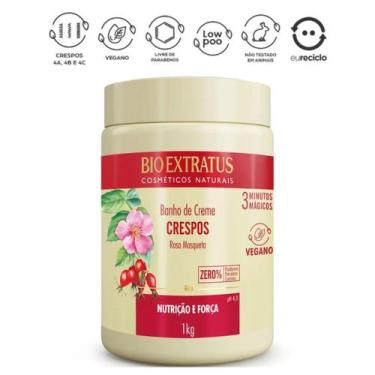 Imagem de Banho de Creme Crespos Bio Extratus Rosa Mosqueta Nutre 1kg