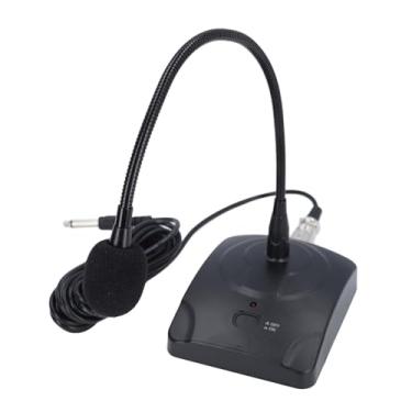 Imagem de Microfone Condensador de Pescoço de Ganso de Mesa, Microfone XLR de Pescoço de Ganso, Microfone Cardióide de Mesa de Mangueira de 360 ​​graus para Transmissão Ao Vivo Em Sala de