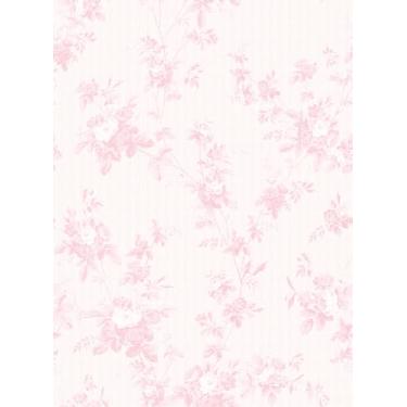 Imagem de 750 Home Floral Toile Blush Peel and Stick Mural de Parede