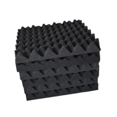 Imagem de Esquirla Painéis acústicos de espuma, 6 peças, 12 "x 12" x 1.5 ", caixa de ovos, absorção acústica, redução de ruído para estúdio