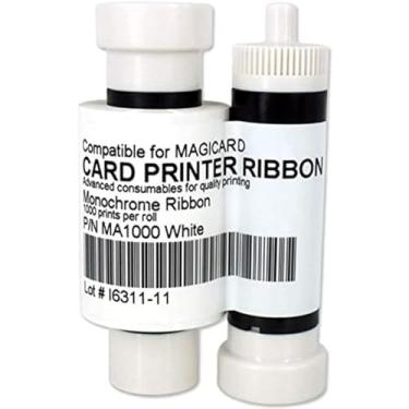 Imagem de Fita branca MA1000K compatível com Pronto Enduro3E Rio Pro 300 600 impressoras 1000 imagens