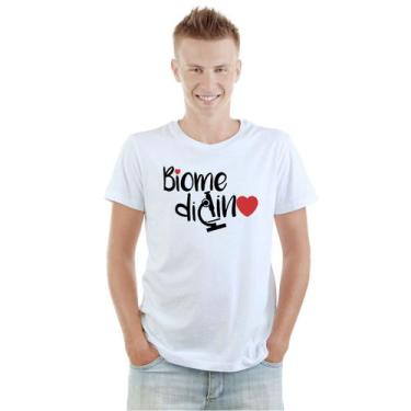 Imagem de Camiseta Biomedicina Microscópio Camisa Personalizada Blusa Adulto Alg