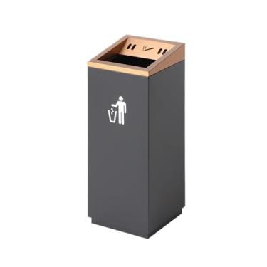 Imagem de Eliminação de pontas de cinzas de cigarros, cinzeiro vertical de aço inoxidável corredor corredor hotel high-end clube lobby coluna de cinzas, para casa pátio cigarros eliminação de bumbum de cinzas