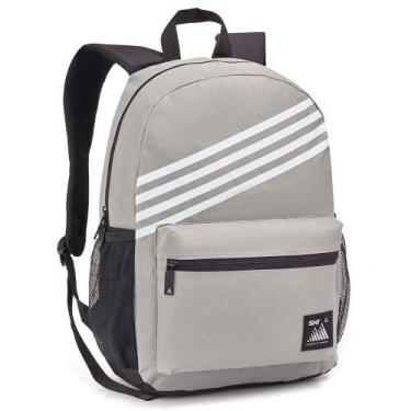 Imagem de Mochila SNT Listras Seanite MJ42017, Cinza
