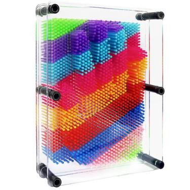 Imagem de Escultura 3D clássica Pin Art Board Toy Hsxfl para crianças