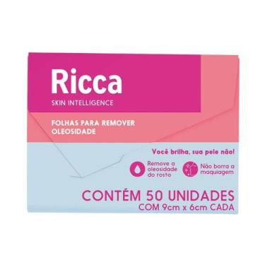 Imagem de Lenço De Papel Removedor De Oleosidade 50 Folhas Ricca