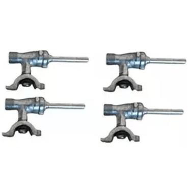 Imagem de 4 Registro Ramal Rosca Tc Fogão De Piso Fischer Horizontal