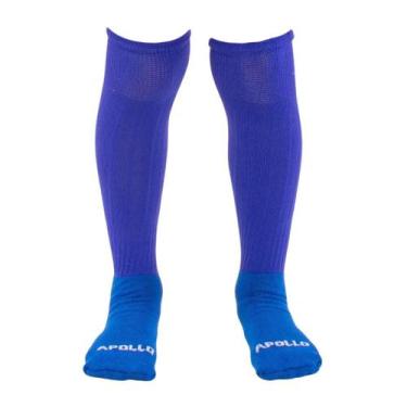 Imagem de Meião de Futebol Adulto Colorido Profissional Apollo, Azul escuro