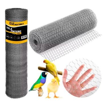 Imagem de Tela Pinteiro Galvanizada Fio 24 x 1" The Black Tools, 1M X 25M