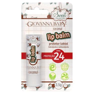 Imagem de Protetor Labial Lip Balm Giovanna Baby Coconut FPS 24 Sweet Collection 3,5g