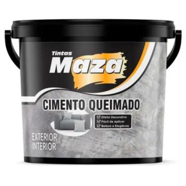 Imagem de Efeito Cimento Queimado Cinza 23kg Maza