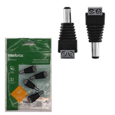 Imagem de 100 Conector CONEX 1000 P4 MACHO CFTV Qualidade Intelbras