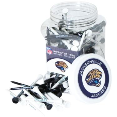 Imagem de Team Golf Camisetas de golfe NFL Jacksonville Jaguars 6,35 cm, pacote com 175, tamanho regular, várias cores de equipe