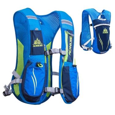 Imagem de JEELAD Colete de hidratação de corrida para homens e mulheres com bexiga de água para ciclismo, corrida, maratona e trilha