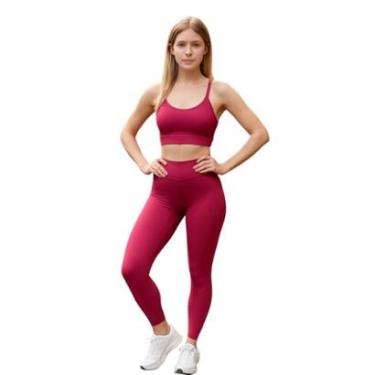Imagem de Calça Legging BÁSICA COLORIDA Leg Fitness Corrida Academia Feminina Cintura Alta 578-Feminino
