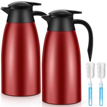 Imagem de Garrafa térmica de café Norme 2 peças de aço inoxidável isolado 2L