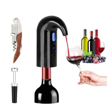 Imagem de Aerador elétrico de vinho Hotool Wine Decanter Bomba Dispensador