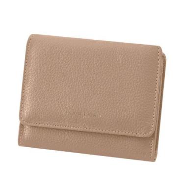 Imagem de Carteira de Couro Mariart 252N, Creme