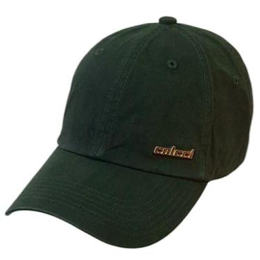 Imagem de Boné Unissex Colcci Básico Placa de Metal Dourado, Verde den, UN