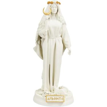 Imagem de Estátua Afrodite - Deusa do Amor - Versão 7 - Anciã (Cor Mármore Dourado)