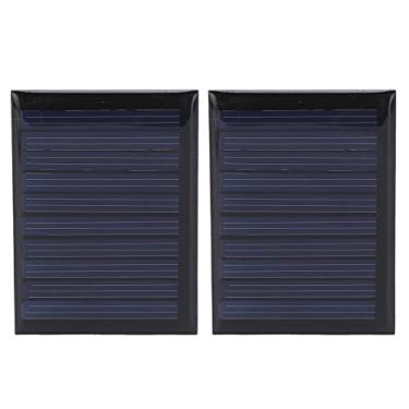 Imagem de Grcfumo 2PCs 5V 50mA Placa de Módulo Solar de Energia, Painel de Polissilício Solar de 60x44mm Mini, pequenos painéis solares para necessidades elétricas ao ar livre