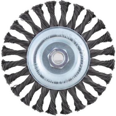 Imagem de Escova Aço Trançado Circular 6 Bauker