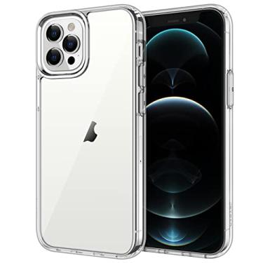 Imagem de JETech Capa para iPhone 12 Pro Max 6,7 Polegadas, Case Protetora de Telefone à Prova de Choque Não-Amarelecimento, Capinha Parte Traseira Transparente Anti-Riscos (Claro)
