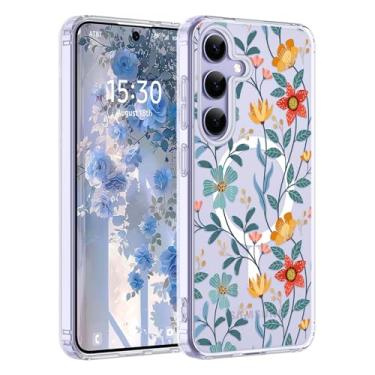 Imagem de Ratcase Capa floral para Samsung Galaxy S24 Plus/S25 Plus, [compatível com Magsafe] [proteção contra quedas] Slim Flower para Galaxy S24 Plus/S25 Plus