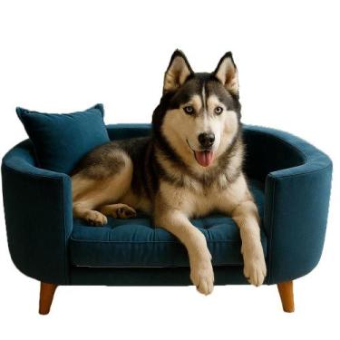 Imagem de Sofá Caminha Grande Porte Pet Luxo em Sued Premium - Sua Casa Decor, A
