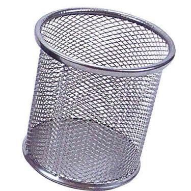 Imagem de Acessorio Para Mesa Aramado Porta Lapis Redondo Pr - KIT