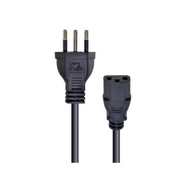 Imagem de Cabo De Força Tripolar Para Fonte 3x0,50 Mm 250v - 2 Mts (10 Un) - PC 