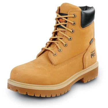 Imagem de Timberland PRO Bota de trabalho masculina antiderrapante MaxTRAX com bico macio 6IN Direct Attach, Nobuck de trigo, 15 Wide