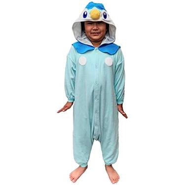 Imagem de SAZAC Kigurumi - Pokemon - Piplup - Onesie Jumpsuit Halloween Costume - Kids Size (5-9 Year Old)