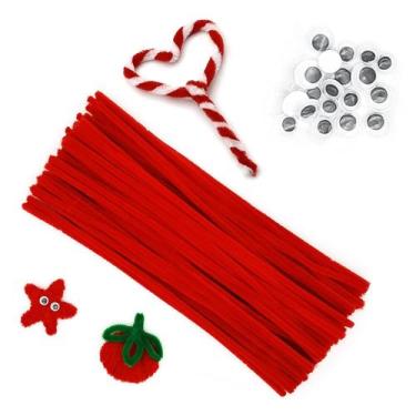 Imagem de Conjunto de limpadores de cachimbo Cldamecy Red 100 unidades com Googl