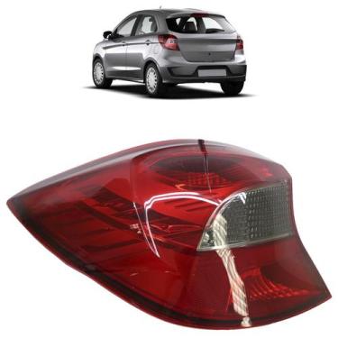 Imagem de Lanterna Traseira Ka Hatch 2019 A 2023 Fumê - Royallife, Esquerdo, Rub