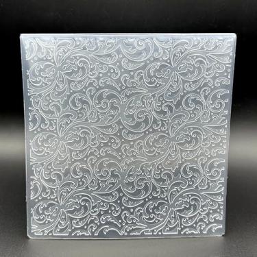 Imagem de Modelo de pasta em relevo de plástico 3D, textura retrô europeia, 14 x 14 cm para fazer cartões, faça você mesmo, scrapbook, papel, artesanato, artesanato, scrapbook, artes, decoração