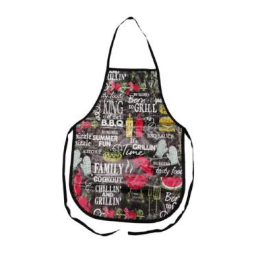 Imagem de Avental de Cozinha Impermeável Estampado - Bemprat, Vermelho