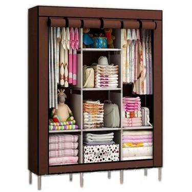Imagem de Guarda Roupa Portátil Grande 175cm Organizador