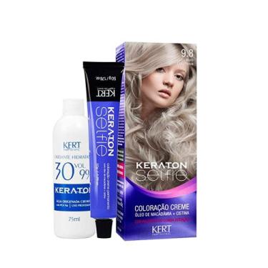 Imagem de Tintura Keraton Selfie 9.8 Louro Muito Claro Pérola