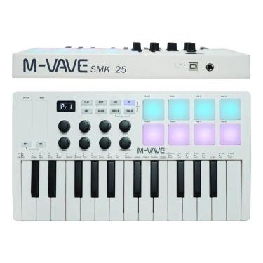 Imagem de 2X M-Vave Smk-25 25 Teclas Branco