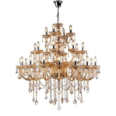 Imagem de Lustre Cristal Legítimo Clássico Corsalle 28 Braços Candelabro Maria T
