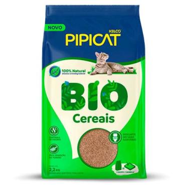 Imagem de Granulado Sanitário para Gatos Pipicat Bio Cereais 2,2 kg - Kelco