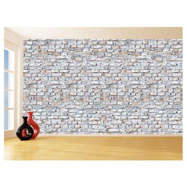 Imagem de Papel De Parede 3D Tijolo Sala Tijolinho Vista 3,5M Xbr12